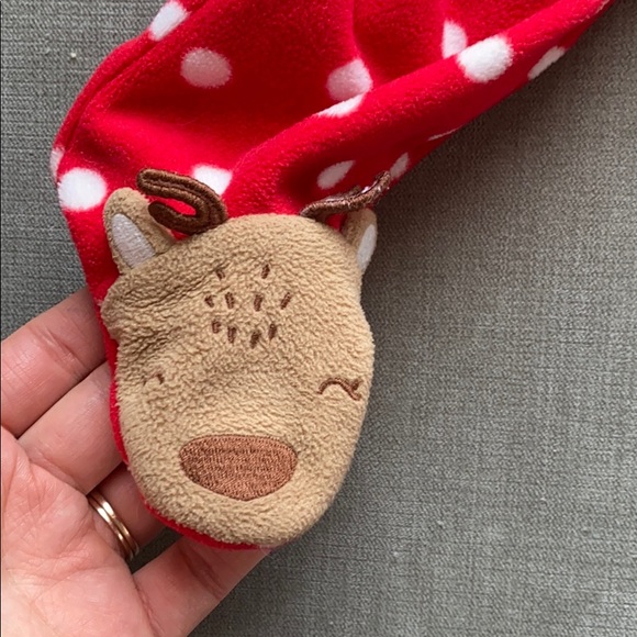 Christmas pajamas, fleece reindeer - Picture 3 of 5